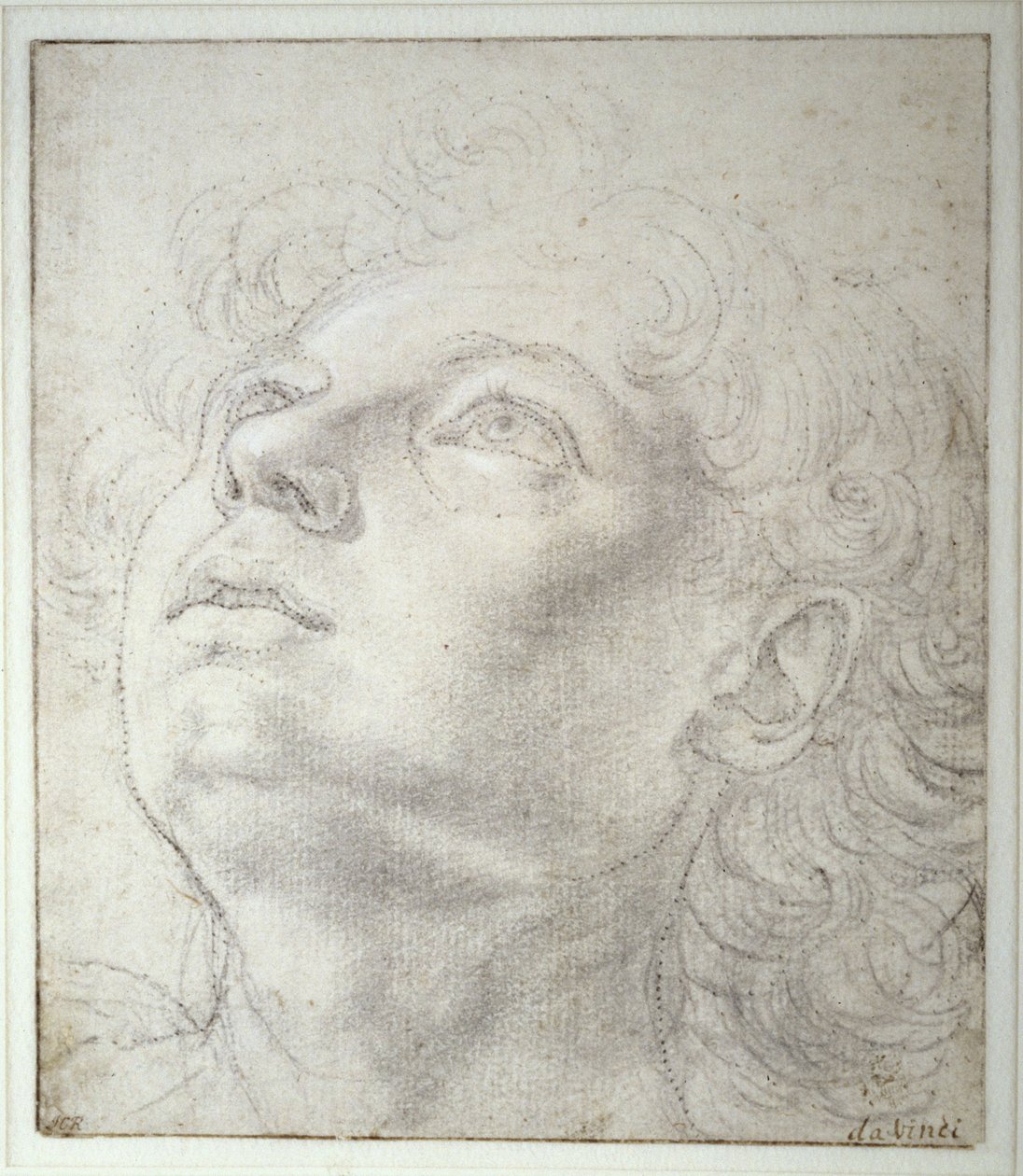 Änglahuvud av Andrea del Verrocchio