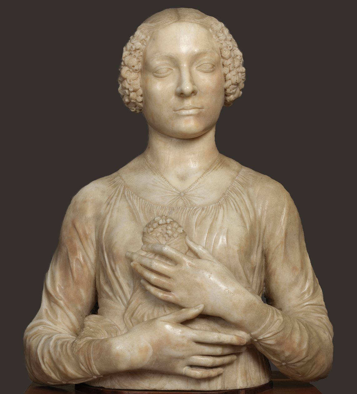 Dam med en bukett, ca 1475. av Andrea del Verrocchio