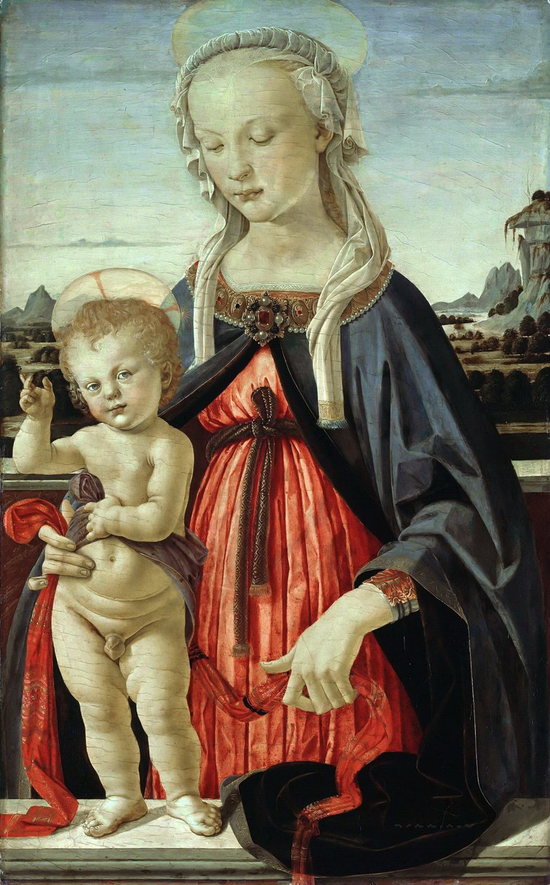 Madonna med barn, ca 1470. av Andrea del Verrocchio