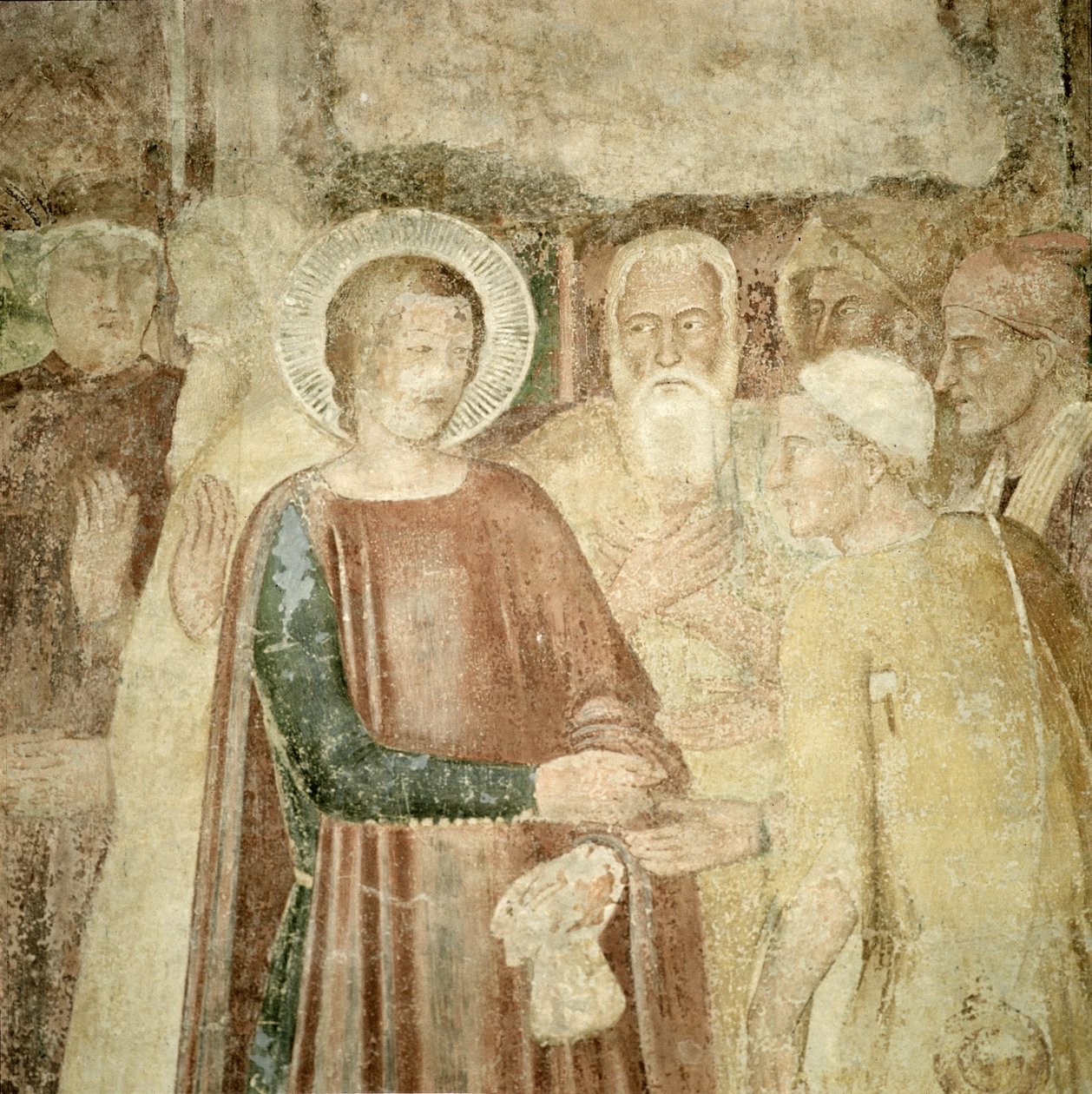 Detalj av St. Ranieri i det heliga landet, mitten av 1300-talet av Andrea di Bonaiuto