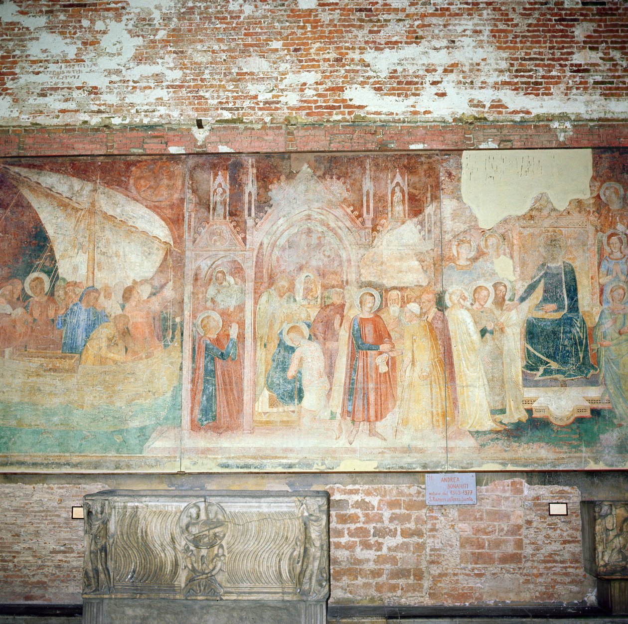 St Ranieri i det heliga landet, mitten av 1300-talet av Andrea di Bonaiuto