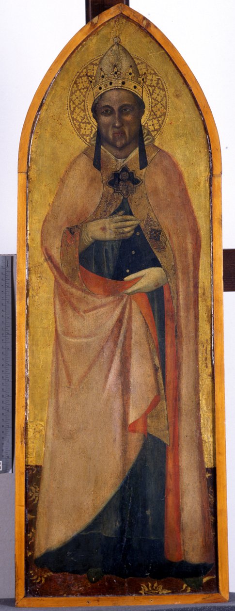 St. Gregory, ca 1370 (tempera på poppelträ) av Andrea di Bonaiuto fl.1343 77 Andrea di Bonaiuto fl.1343 77
