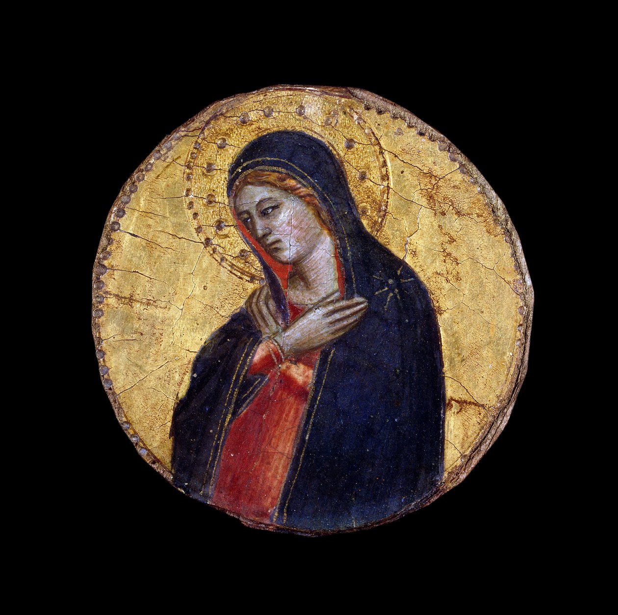 Jungfrun av bebådelsen, 1300-talet av Andrea di Cione