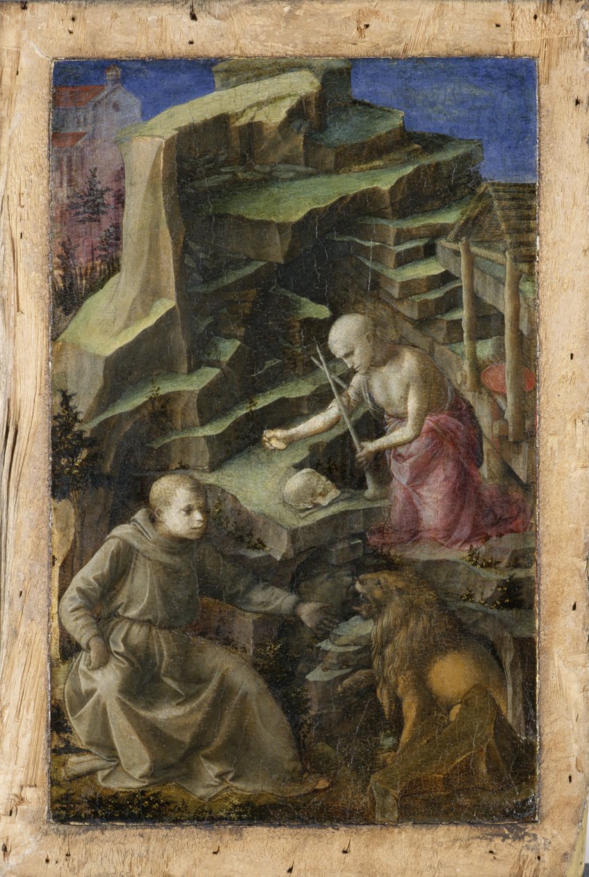 St Francis, ca 1375 (tempera på poppelträ) av Andrea di Vanni dAndrea Salvani Andrea di Vanni dAndrea Salvani