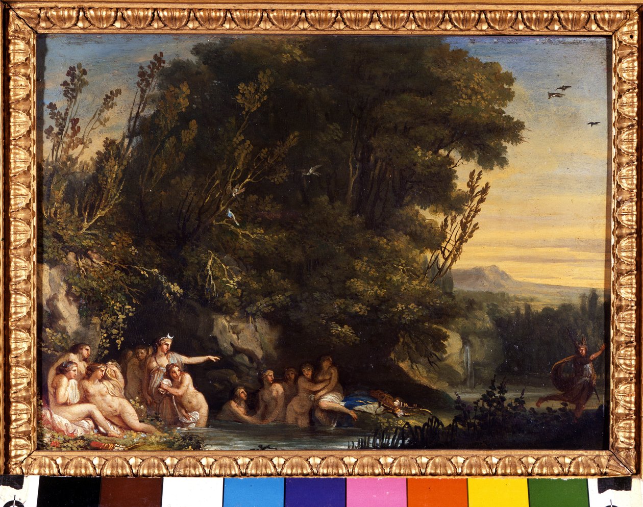 Diane och Acteon. Målning av Andrea Appiani (1754-1817) Milano av Andrea the Elder Appiani