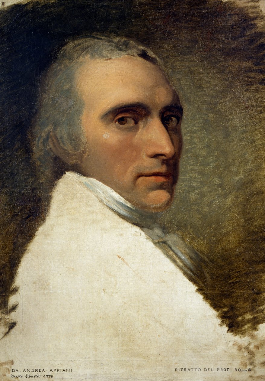 Porträtt av Alessandro Rolla (Pavia av Andrea the Elder Appiani