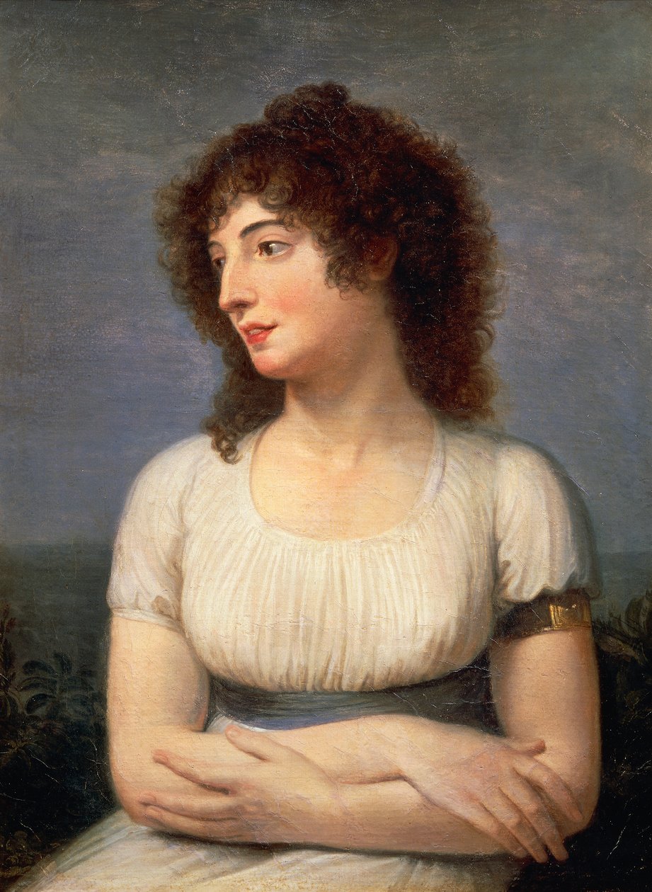 Porträtt av Laure Guesnon de Bonneuil, grevinnan Regnaud Saint-Jean d