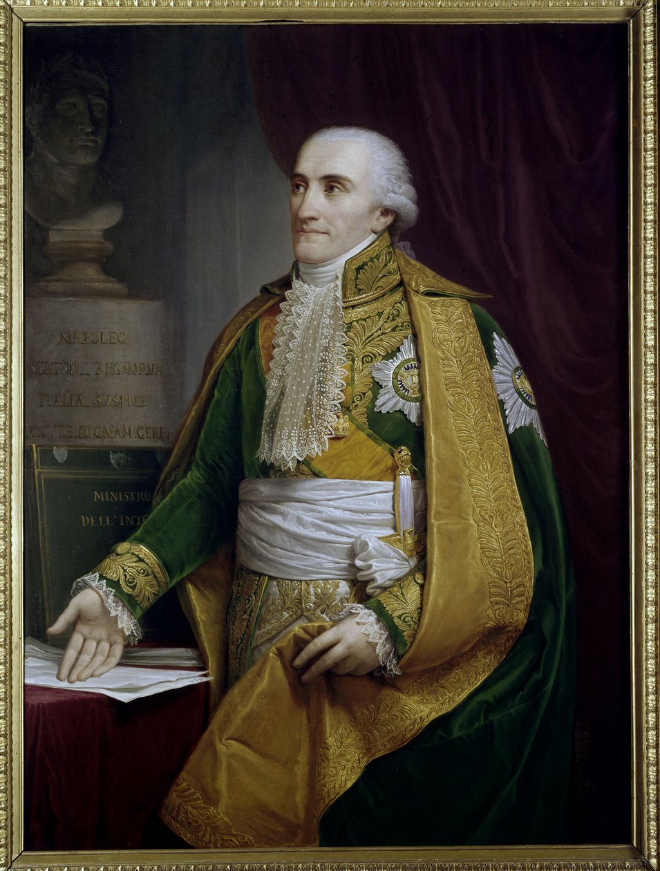 Porträtt av Luigi Giuseppe Arborio av Gattinara av Andrea the Elder Appiani