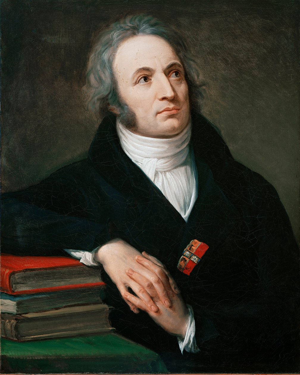 Porträtt av poeten Vincenzo Monti (1754-1828) Målning av Andrea Appiani (1754-1817) 1809 National Gallery of Modern Art, Rom av Andrea the Elder Appiani