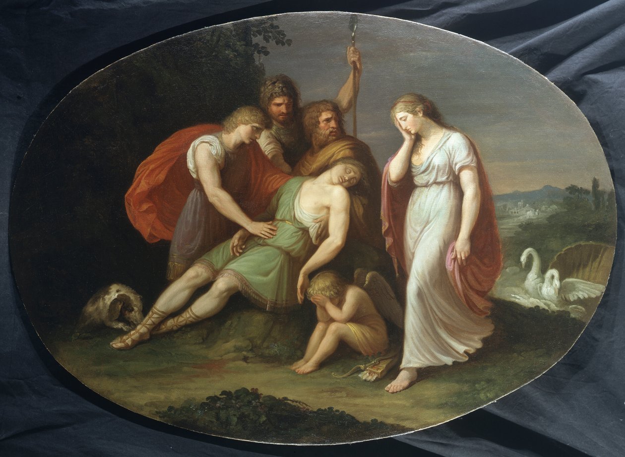 Adonis död av Andrea the Elder Appiani