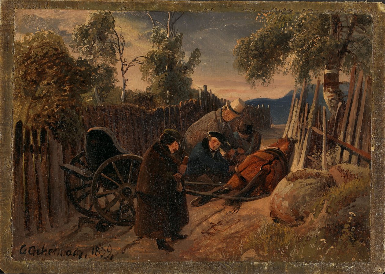 En körolycka av Andreas Achenbach