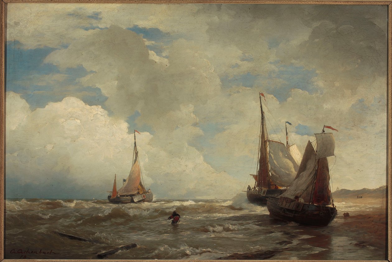 Vid Nordsjöns strand av Andreas Achenbach