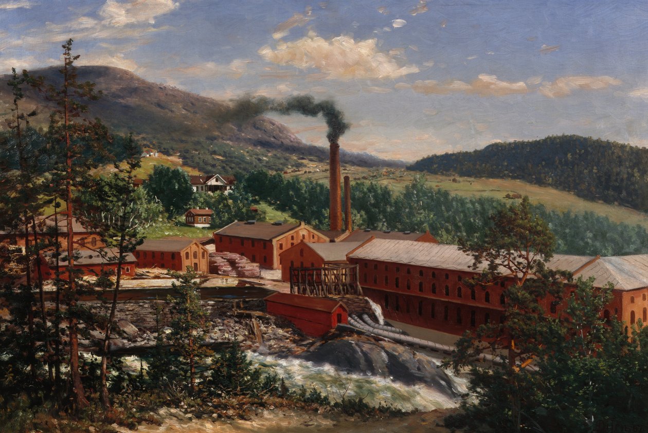 Embretsfoss fabrik av Andreas Disen