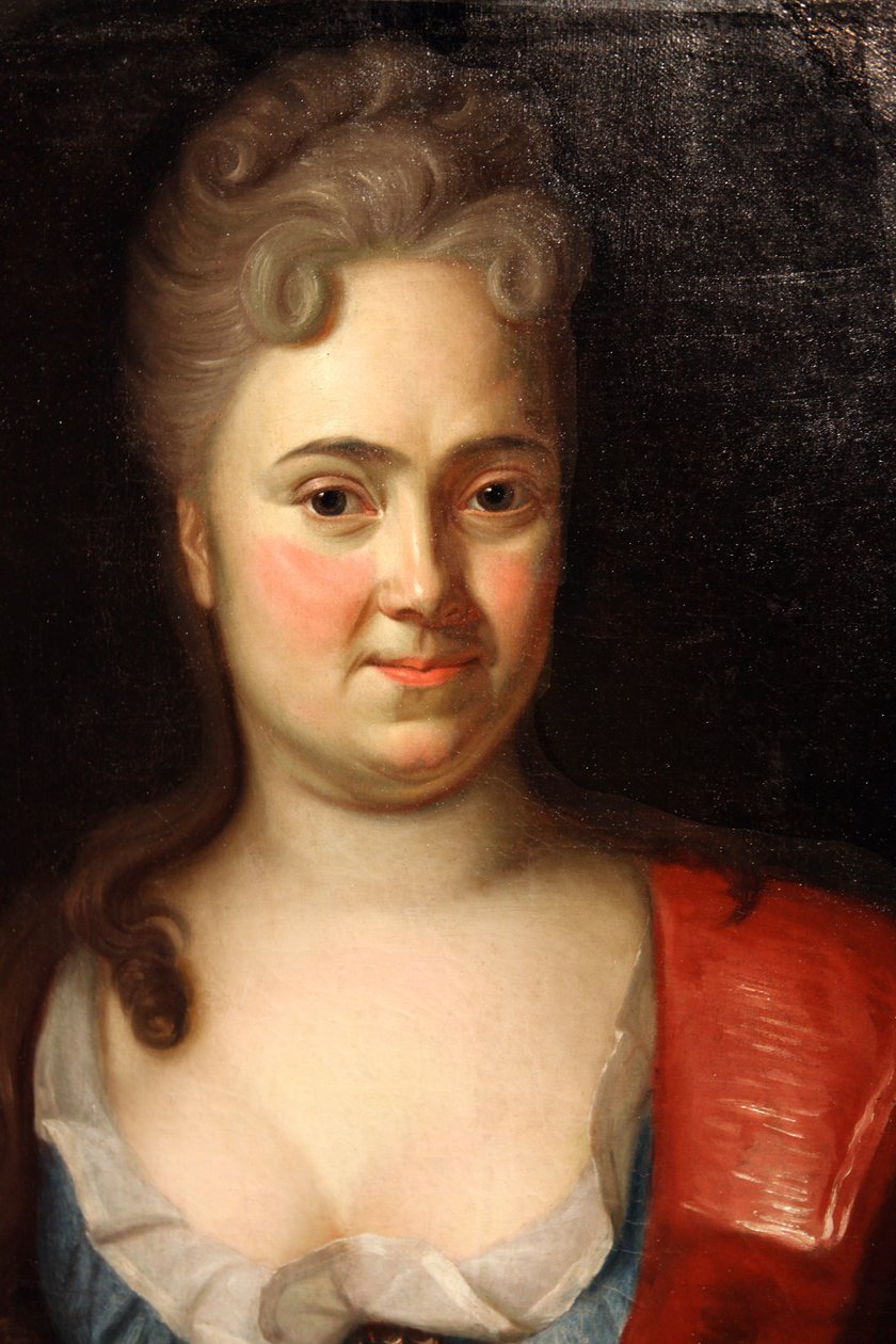 Porträtt av kejsarinnan Katarina I. 1684-1727, 1712 av Andreas Møller