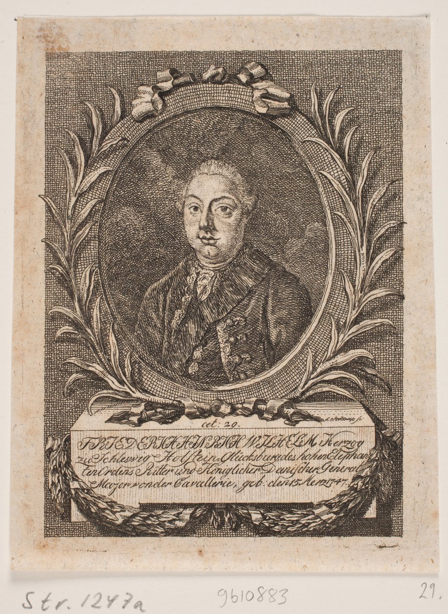 Hertig Frederik Henrik Vilhelm av Lyksburg av Andreas Støttrup