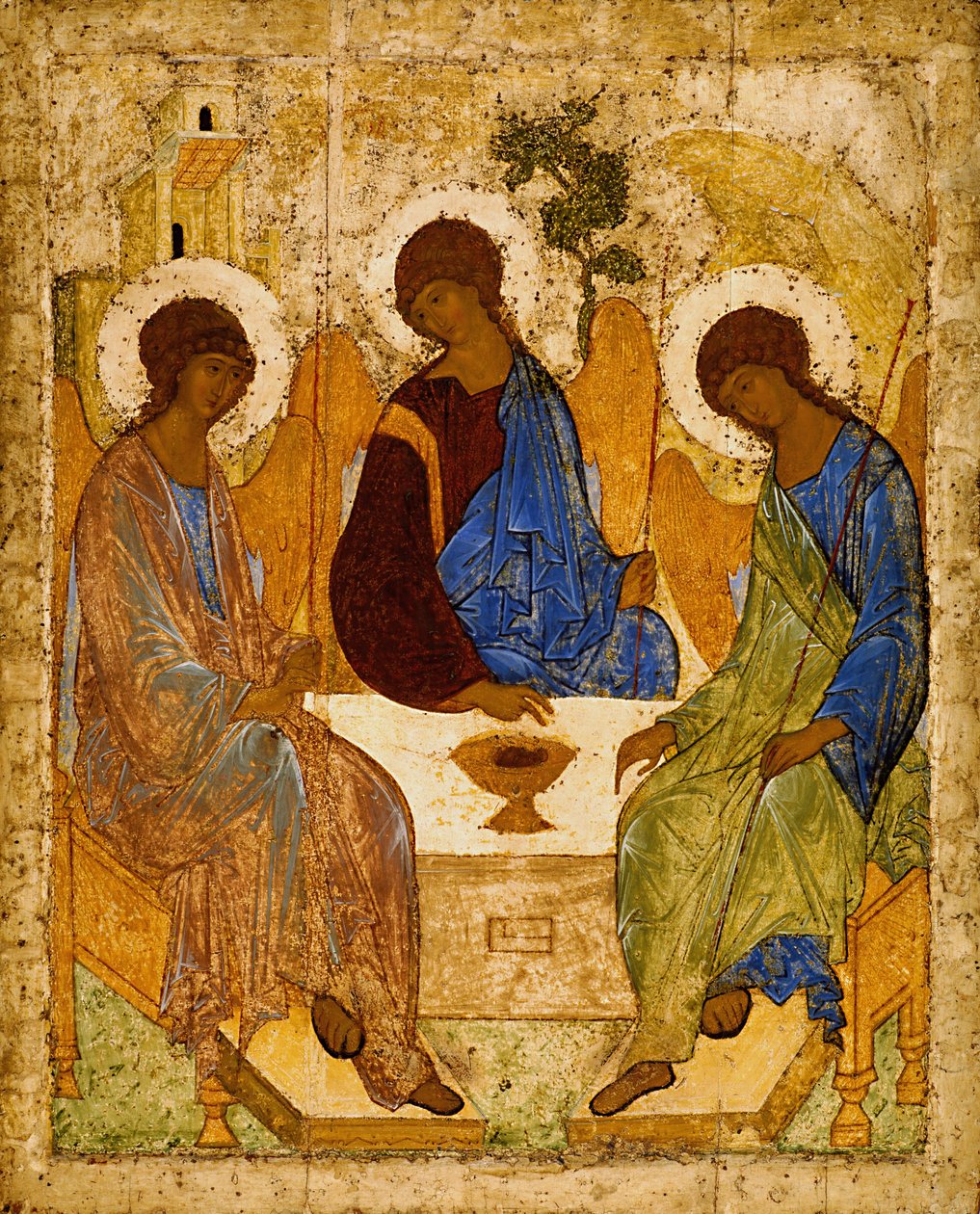 Heliga treenigheten (Troitsa) av Andrei Rublev