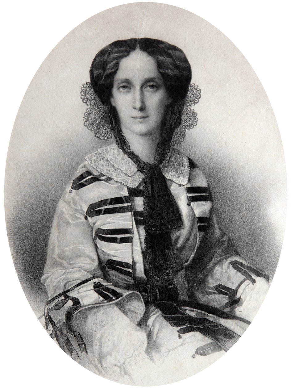 Tsarina Maria Alexandrovna av Ryssland, 1860 av Andrei Deniere
