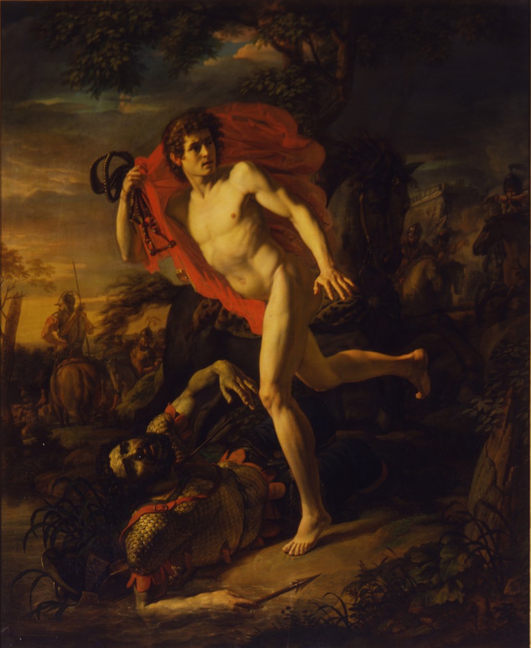 En ung mans hjältedåd i Kiev år 968, 1810 av Andrei Ivanovich Ivanov