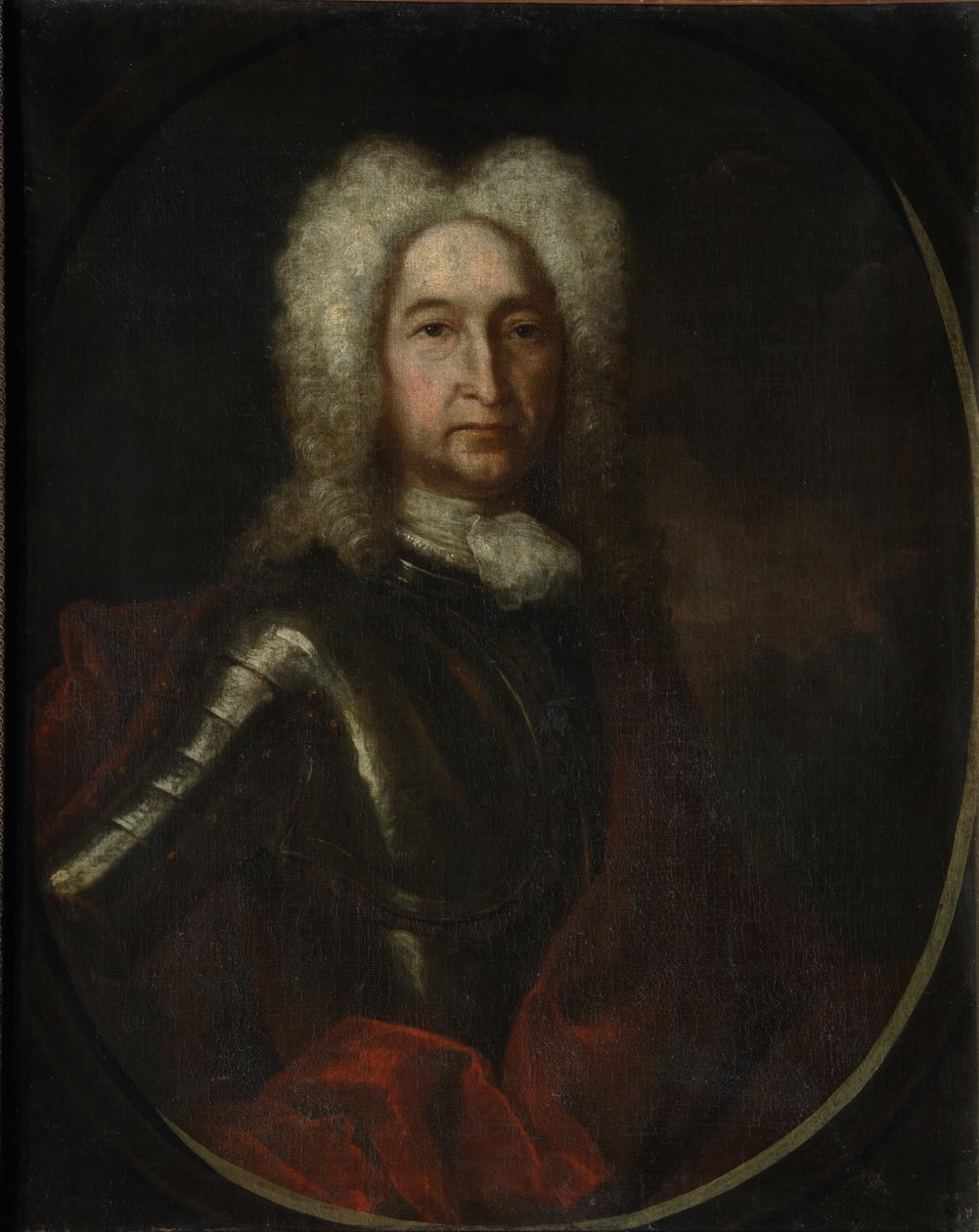 Porträtt av prins Ivan Aleksijevitj Golitsyn 1658-1729, 1728 av Andrei Matveyevich Matveyev
