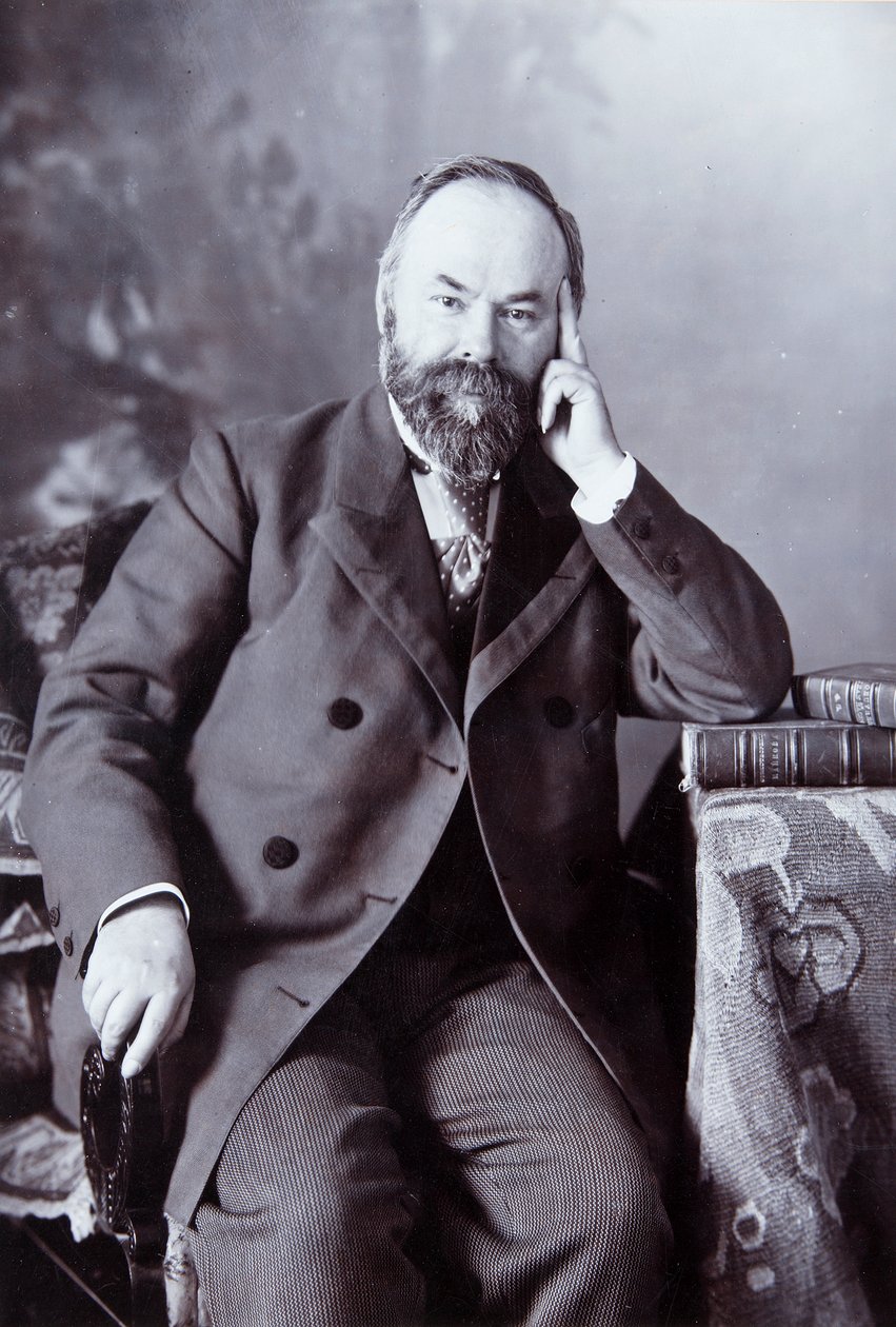 Pyotr Shchukin, rysk konstsamlare, c1890-c1900 av Andrei Osipovich Karelin