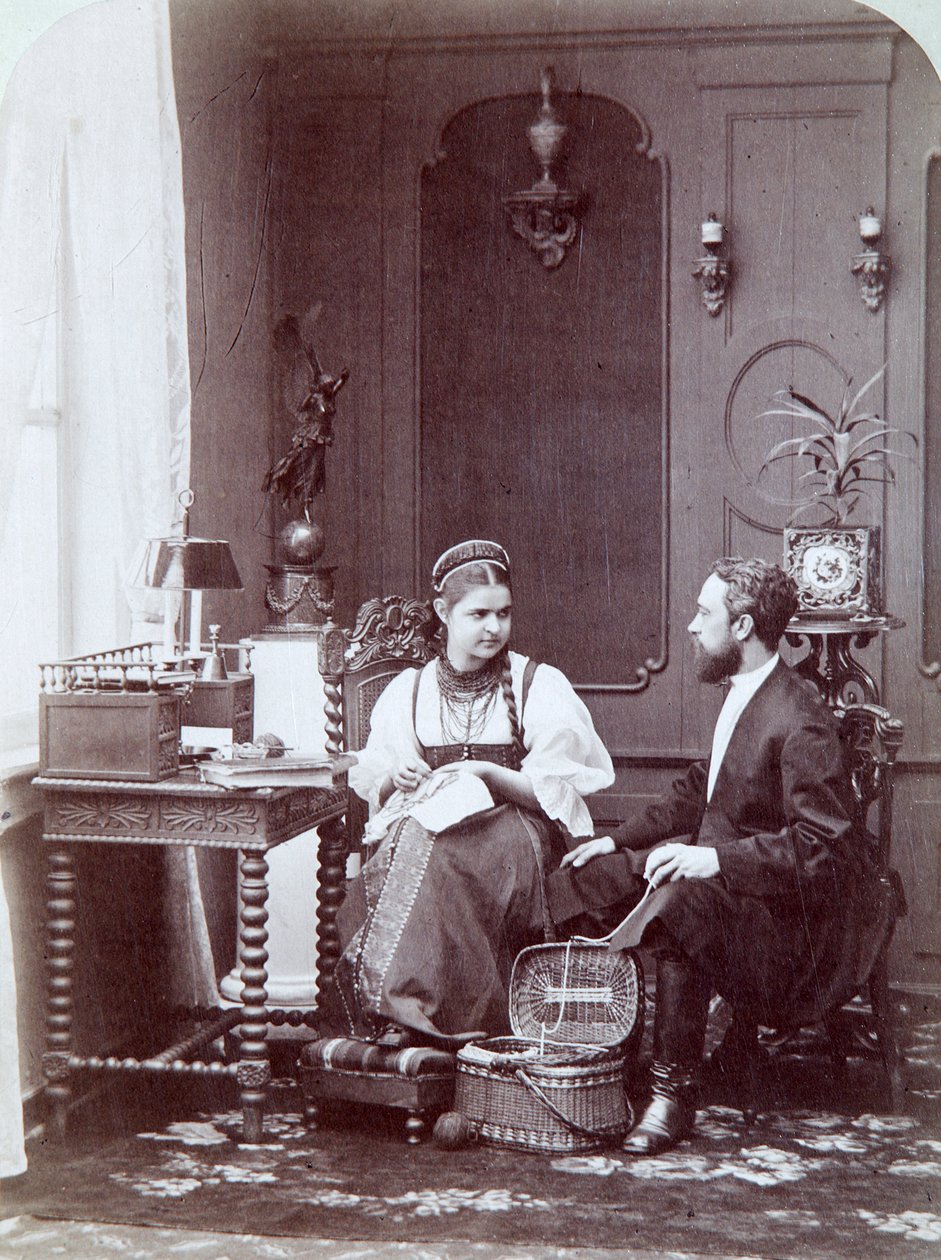 Rysk komposition, c1870-c1880-talet. av Andrei Osipovich Karelin
