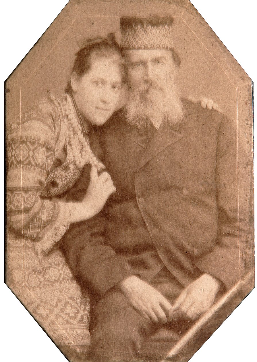 Yakov Petrovich Polonsky, rysk poet, 1880-talet av Andrei Osipovich Karelin