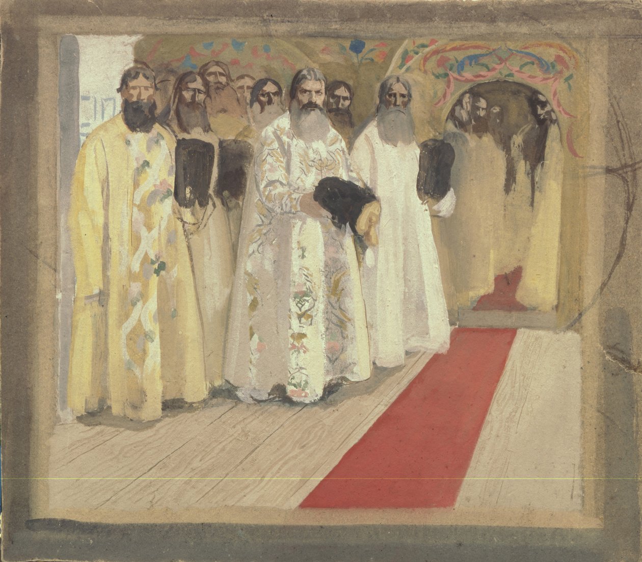 I väntan på tsaren, 1901 av Andrei Petrovich Ryabushkin
