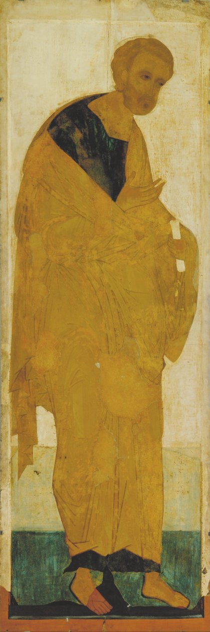 St Peter. Från Deisus Tier av Andrei Rublev