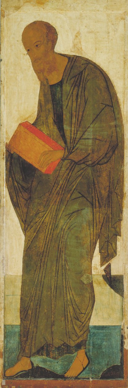 Aposteln Paulus från Deesis Range, ca 1408 av Andrei Rublev