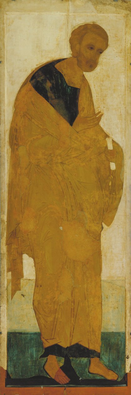 Aposteln Peter från Deesis Range, ca 1408 av Andrei Rublev