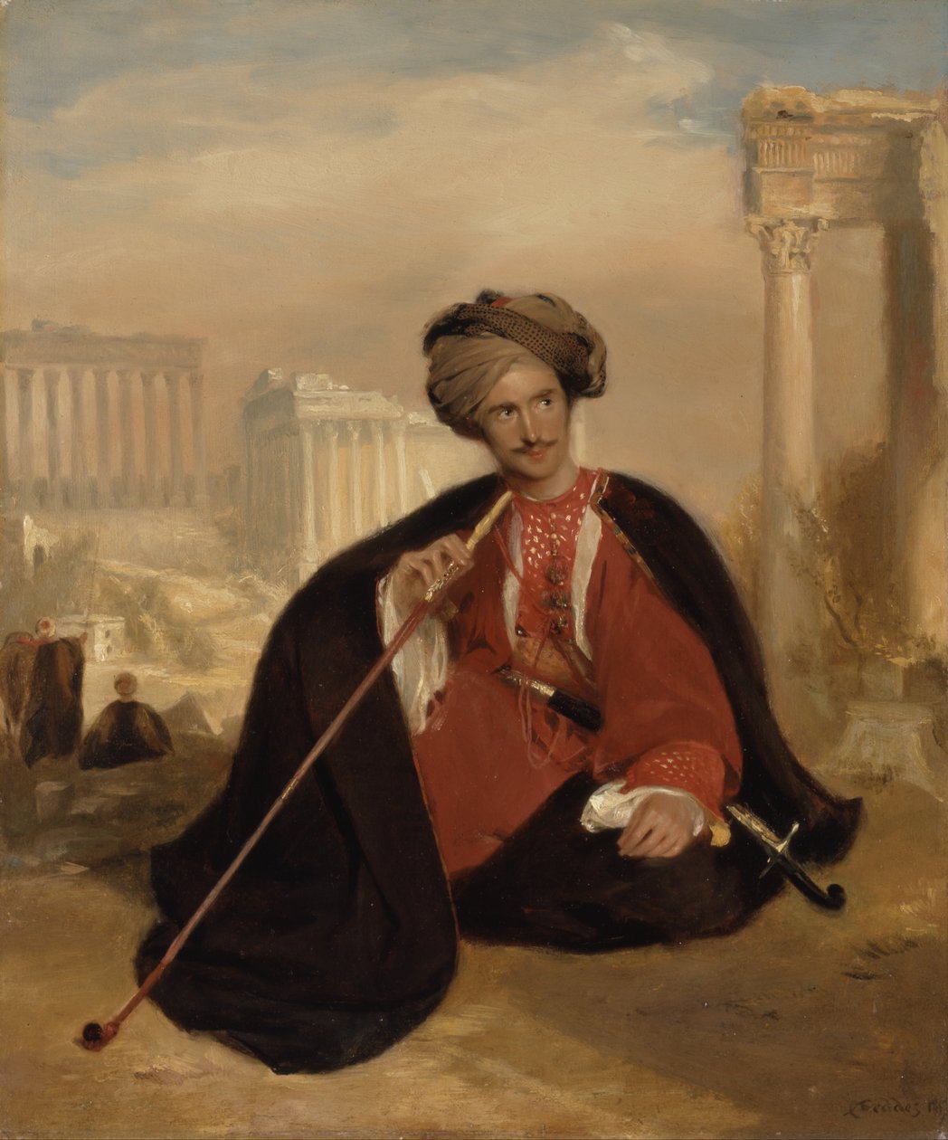 Charles Lenox Cumming-Bruce i turkisk klänning av Andrew Geddes