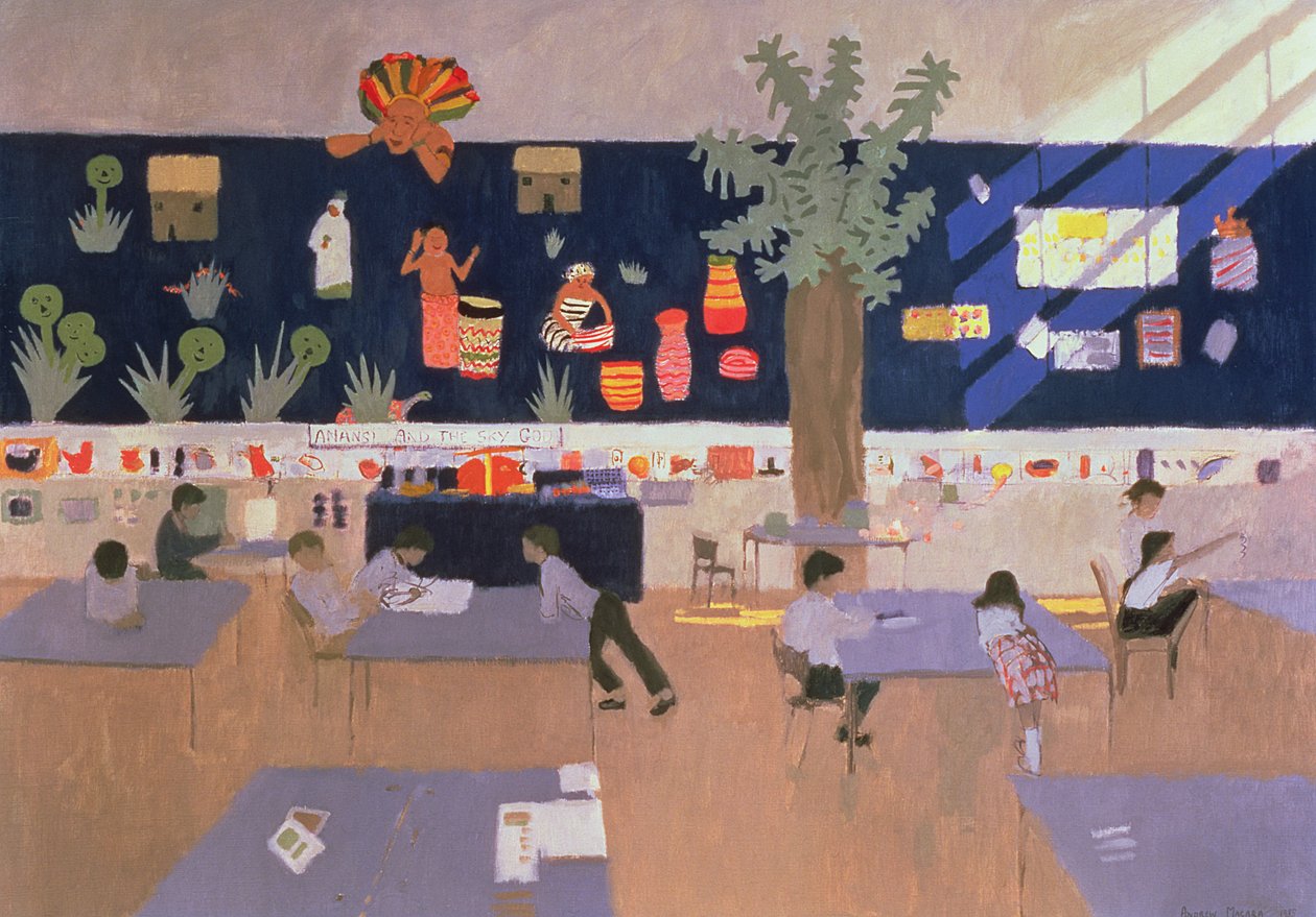 Klassrum, Derby, 1985 av Andrew Macara