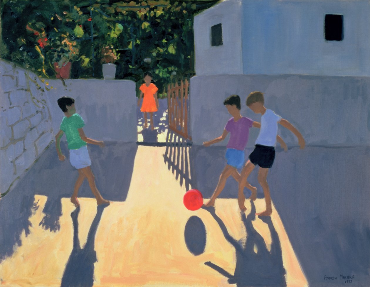 Fotbollsspelare, Kos, 1993 av Andrew Macara