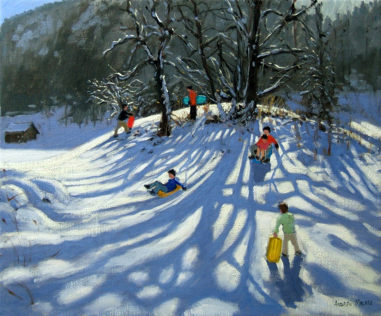 Kul i snön, Morzine, Frankrike av Andrew Macara
