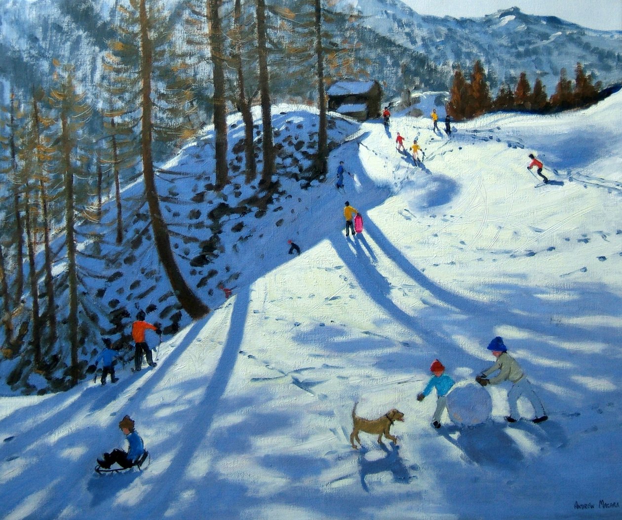 Stor snöboll, Zermatt av Andrew Macara