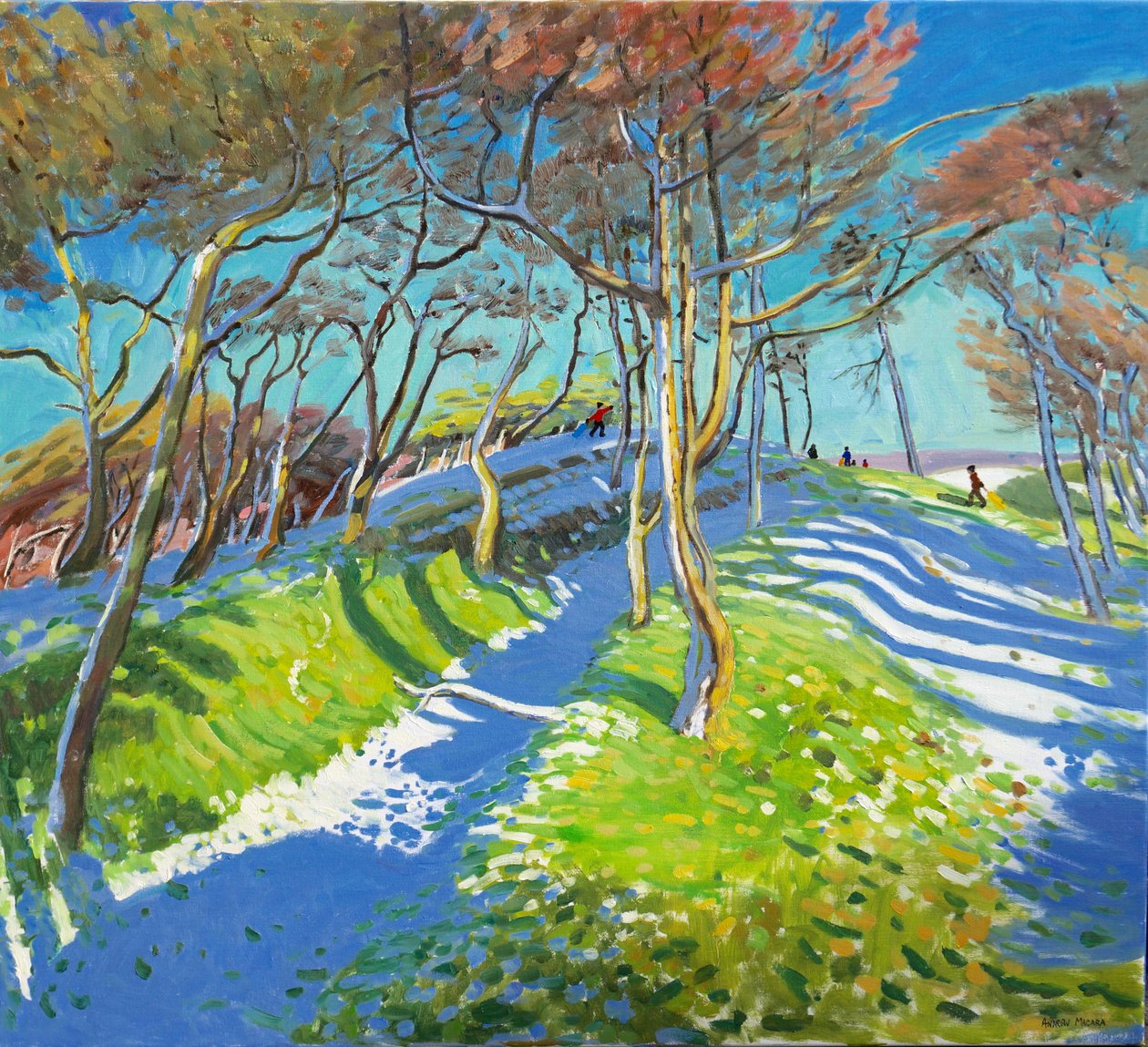 Sista av snön, Ladmanlow, 2015 av Andrew Macara