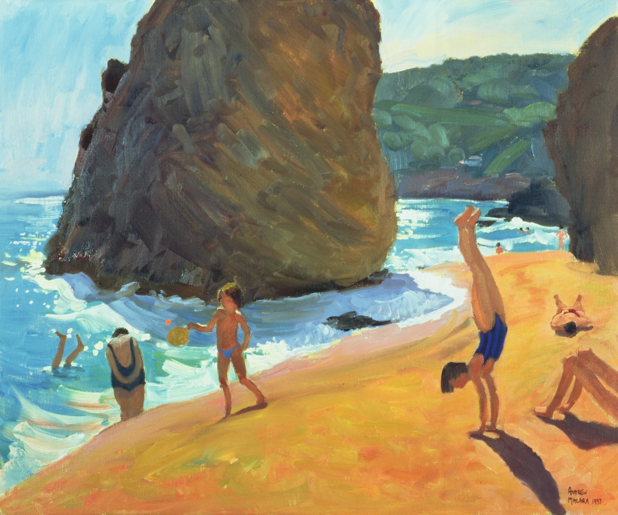 Morgon, Playa dos Rosales, Costa Brava, 1997 av Andrew Macara