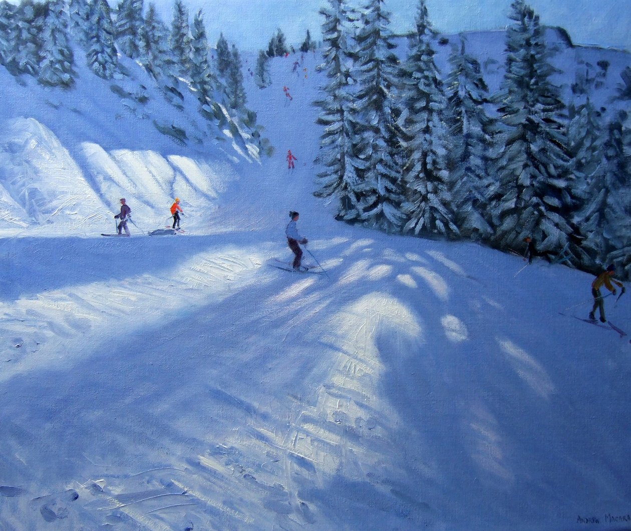 Morzine, skidbacke av Andrew Macara
