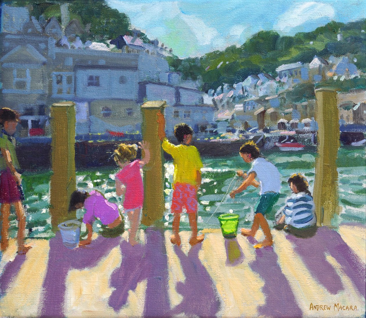 Kajfiske, Looe, 2015, av Andrew Macara
