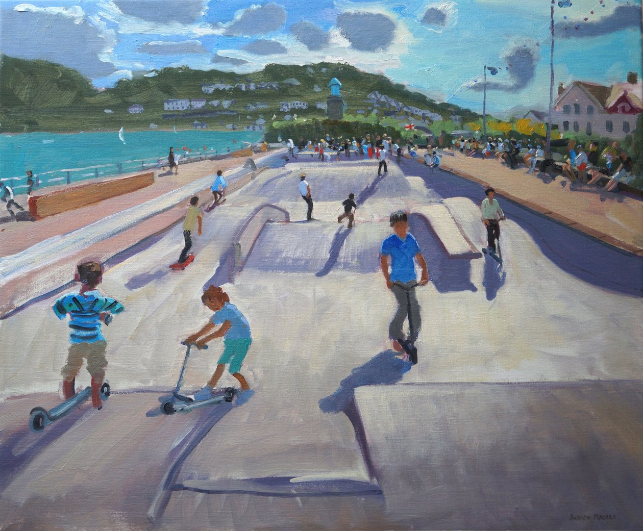 Skateboardåkare, Teignmouth, 2012 av Andrew Macara