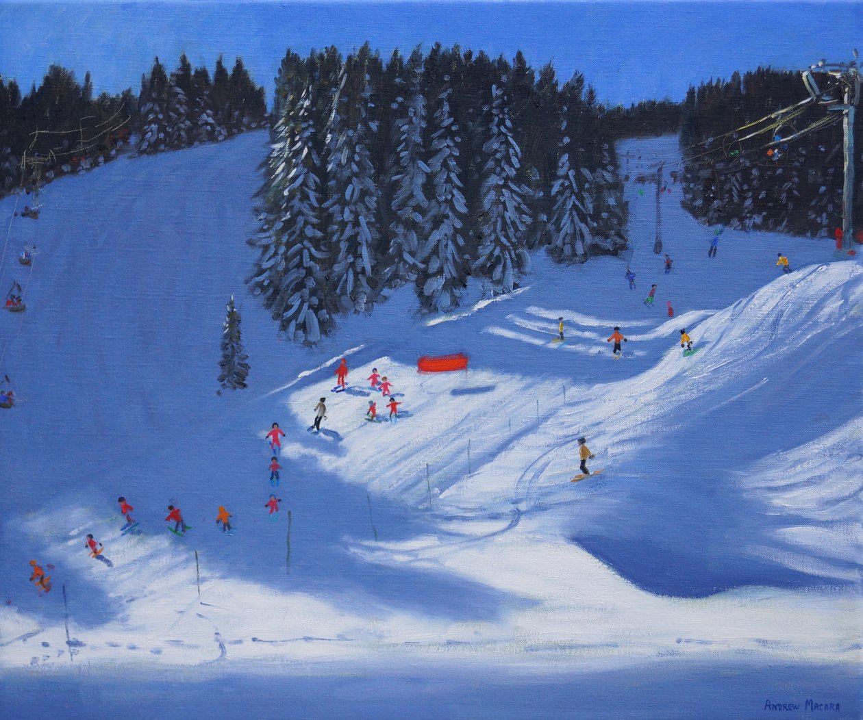 Skidskola,Morzine,2014 av Andrew Macara