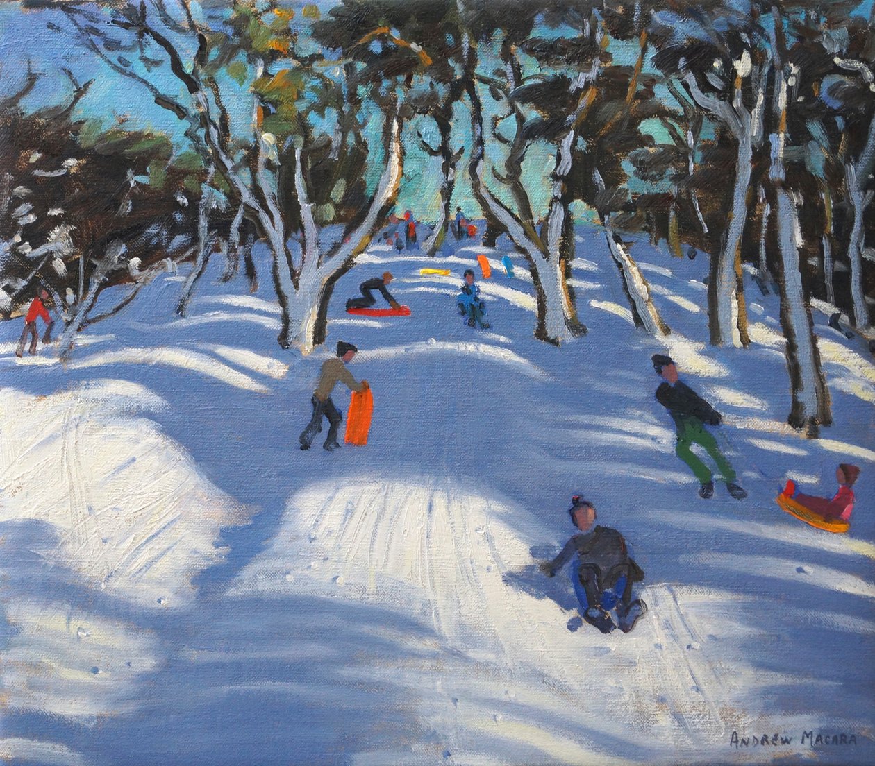 Kälkning vid Ladmanlow, 2012 av Andrew Macara