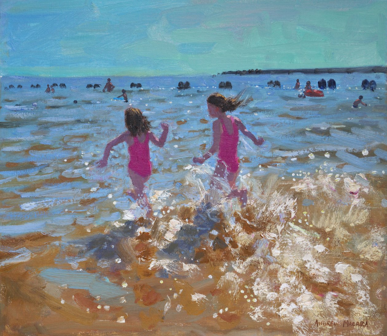 Plaska i havet i Clacton. 2014, av Andrew Macara