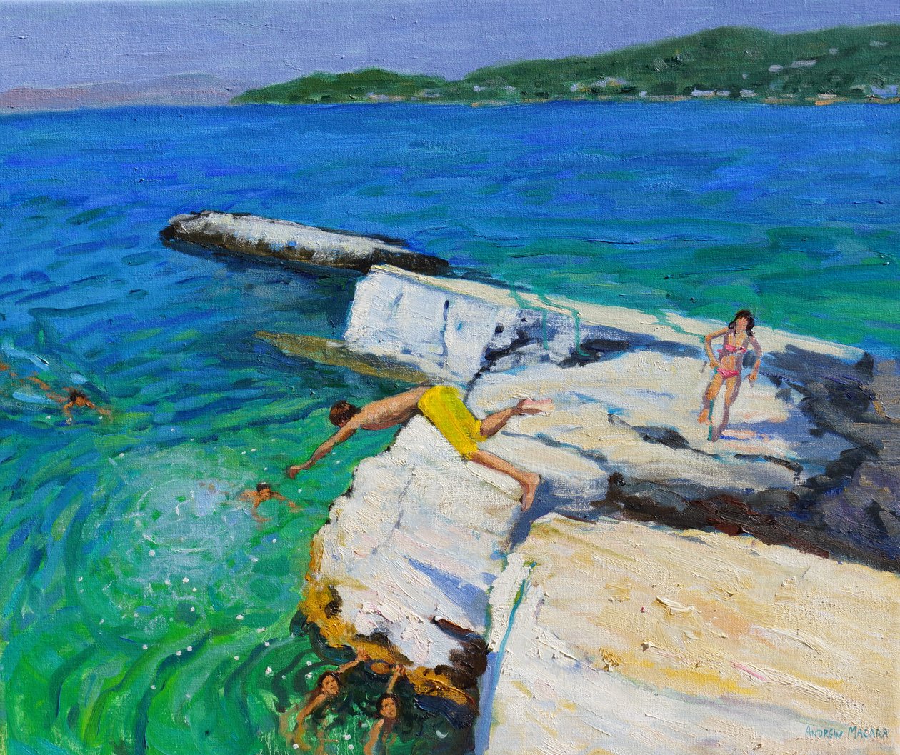 Dykaren,Plates Rock,Skiathos,Grekland,2015, av Andrew Macara
