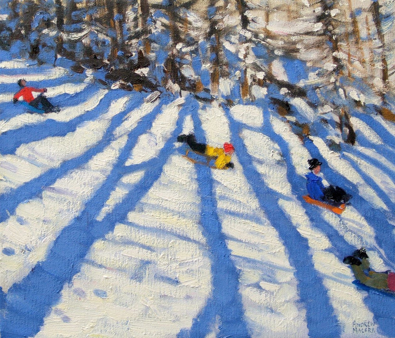 Trädskuggor, Morzine av Andrew Macara