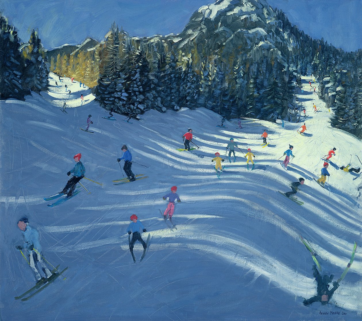 Två skidbackar, 2004 av Andrew Macara