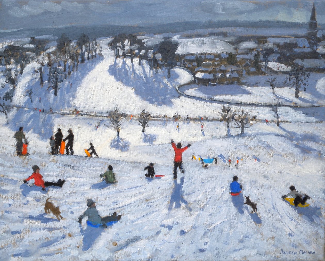 Vinterkul, Chatsworth, 2010 av Andrew Macara