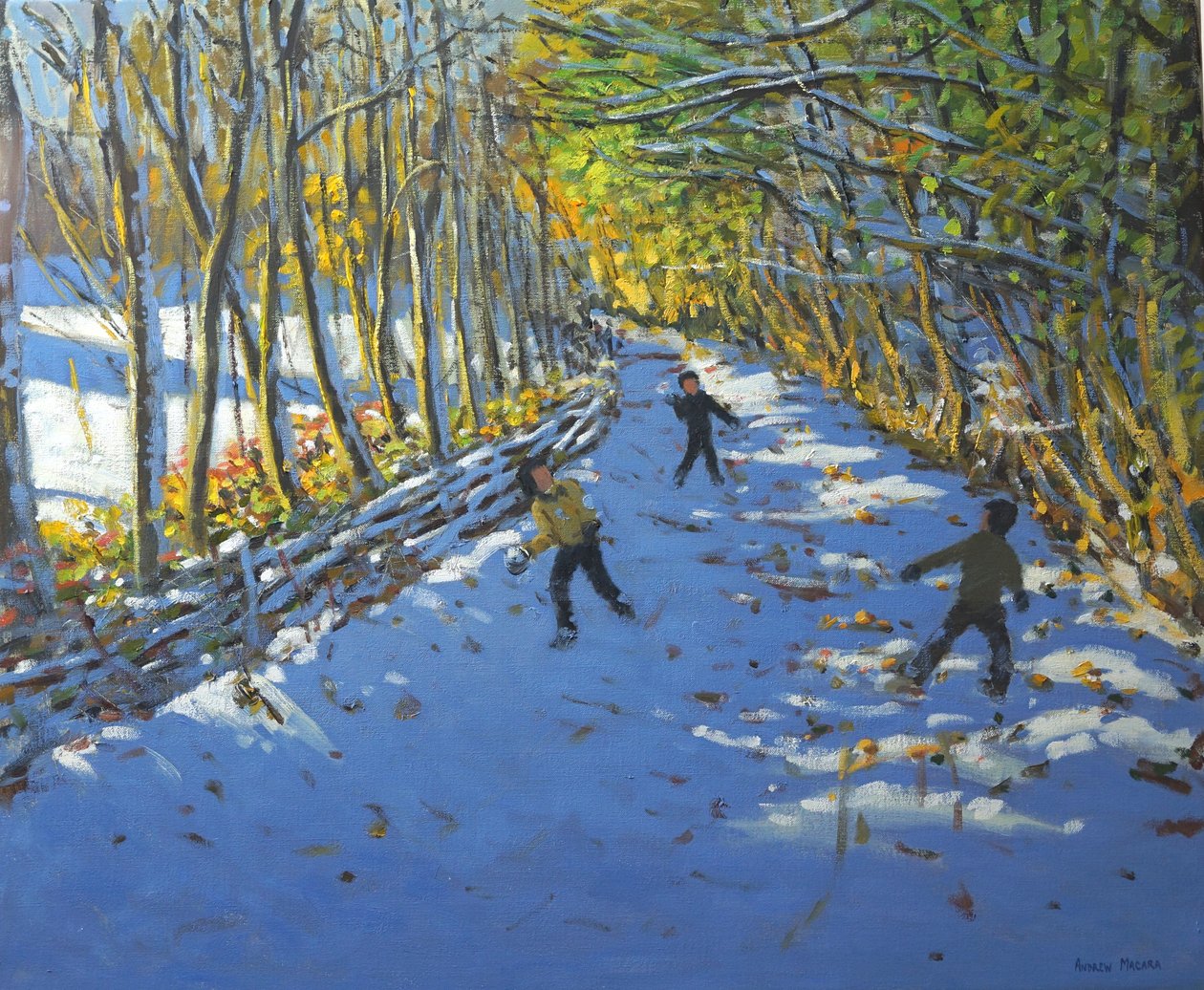 Gula träd, Allestree Park, 2012 av Andrew Macara