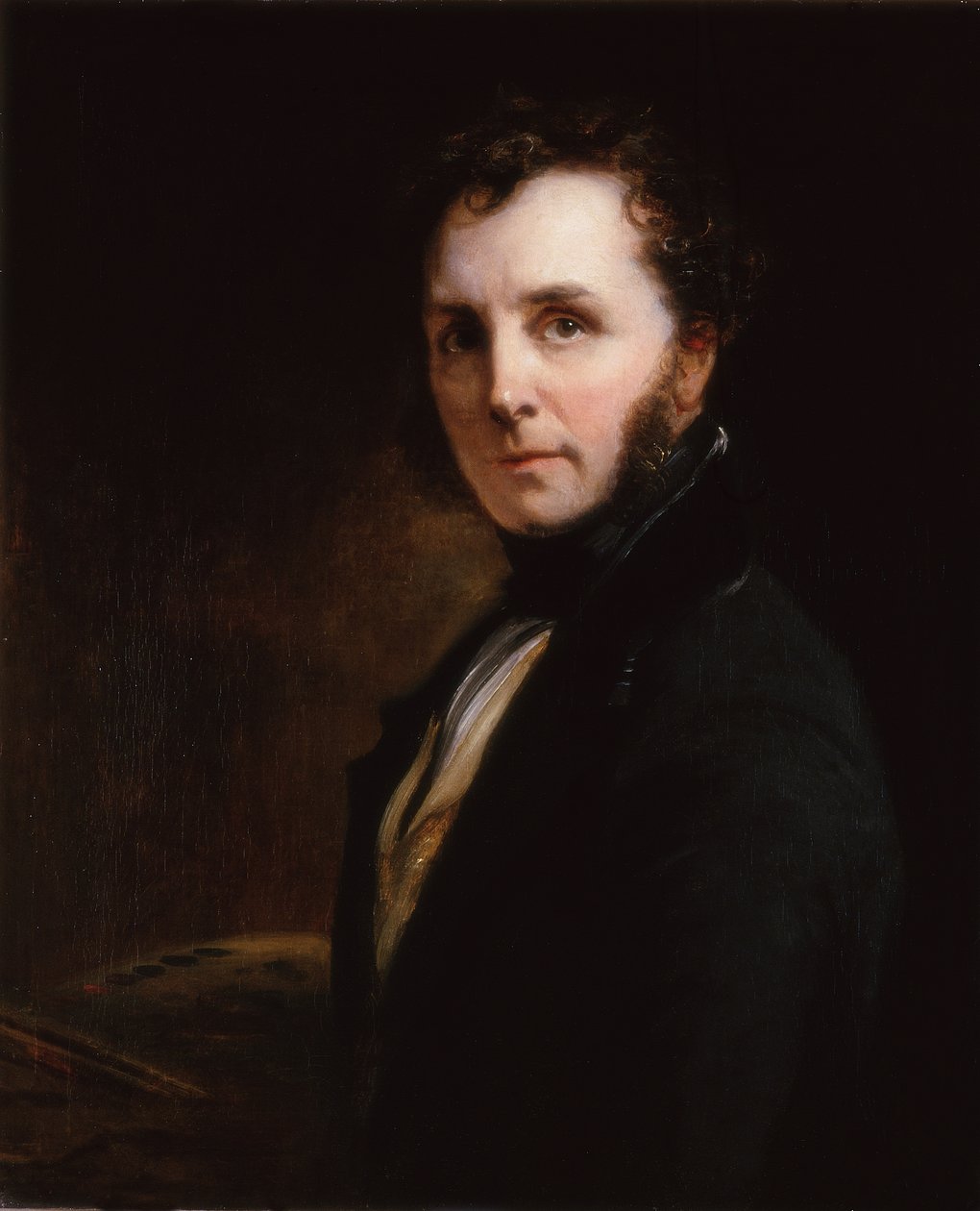 Självporträtt, ca 1826-1828 av Andrew Morton