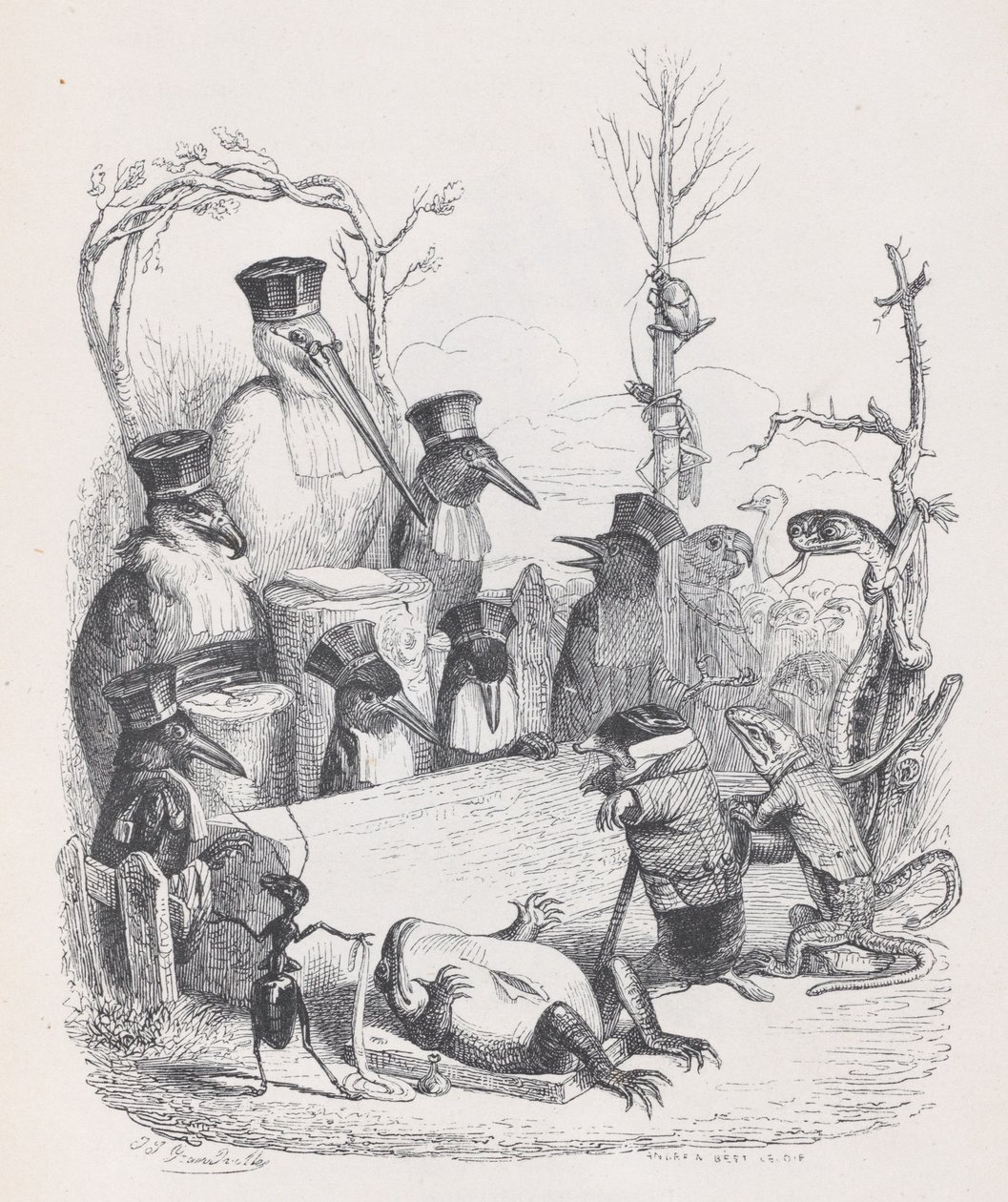 Ju längre vi går, desto mindre tränger vi in i det hemska mysterium som den olyckliga..., ca. 1837-47. av Andrew Best Leloir